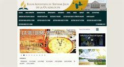 Desktop Screenshot of adventiste-gp.org